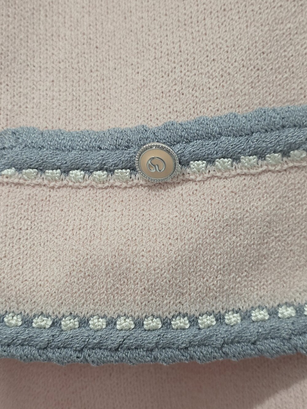 St. John Collection Pink and Gray Two-Piece Skirt Set - Picture 6 of 7